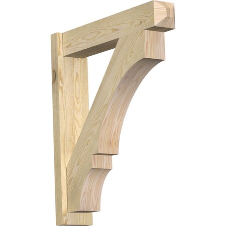 Ekena Millwork Balboa Rough Sawn Craftsman Outlooker, Douglas Fir, 6"W x 28"D x 32"H OUT06X28X32BOA04RDF